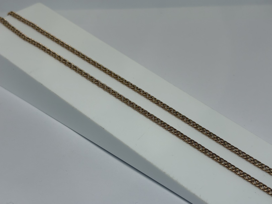 ЦПР2585 ЦЕПЬ ПУСТОТЕЛАЯ Ромб двойной (Au 585)