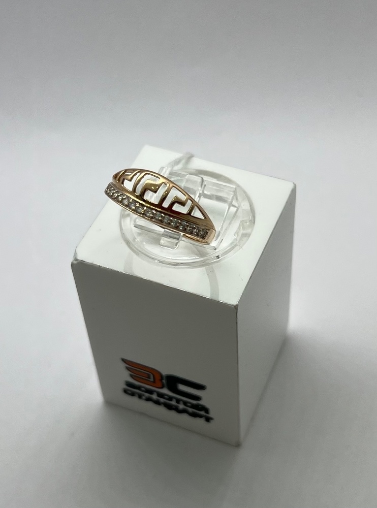 КОЛКМИ585 КОЛЬЦО С КАМНЯМИ (Au 585)