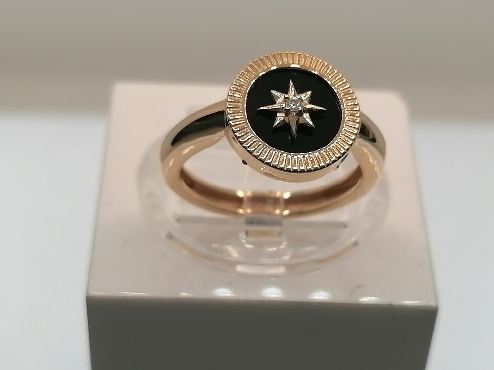 КОЛЬЦО С КАМНЕМ (Au 585)