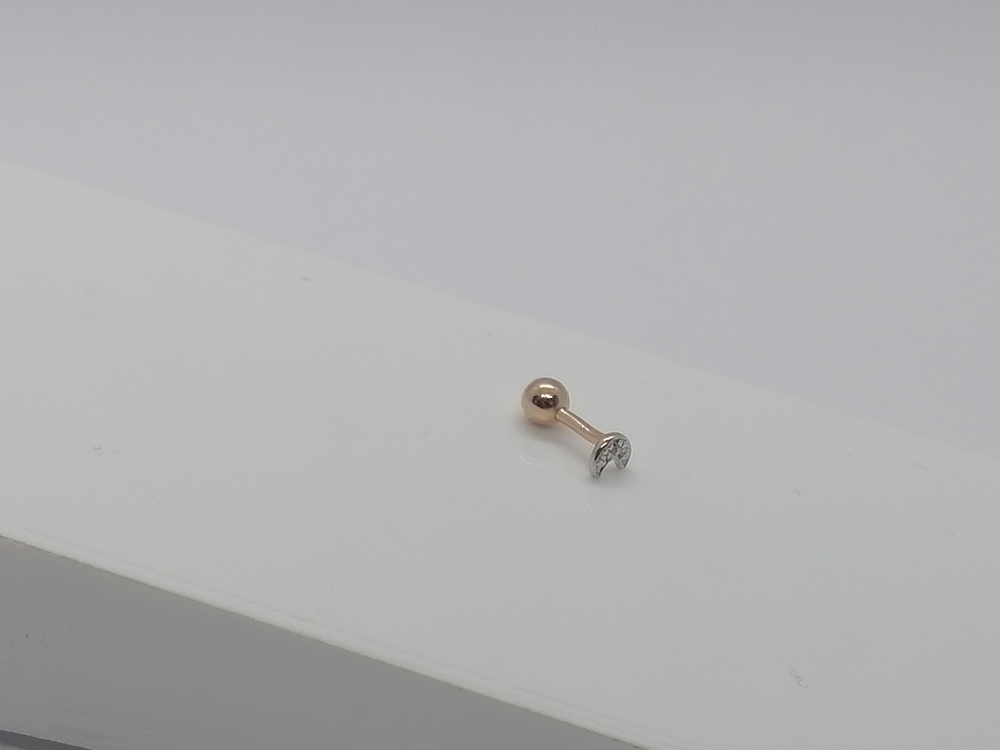 ПИРСИНГ С КАМНЯМИ (Au 585)