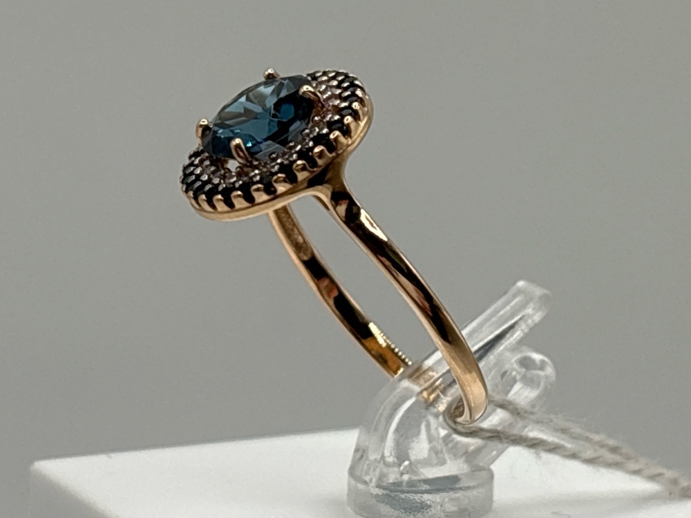 КОЛКМИ585 КОЛЬЦО С КАМНЯМИ (Au 585)