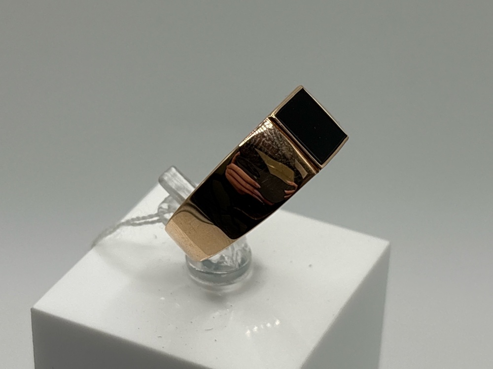 КОЛЬЦО ПЕЧАТКА с камнем (Au 585)