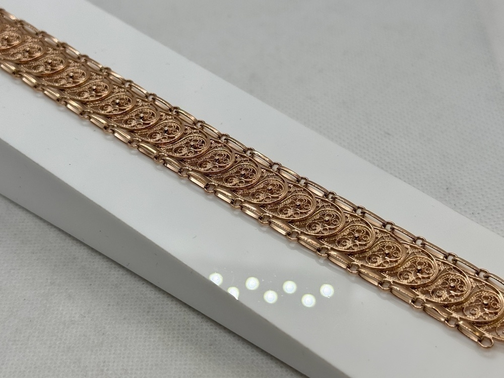 БРАСЛЕТ ПОЛНОВЕСНЫЙ Фантазия Au 585