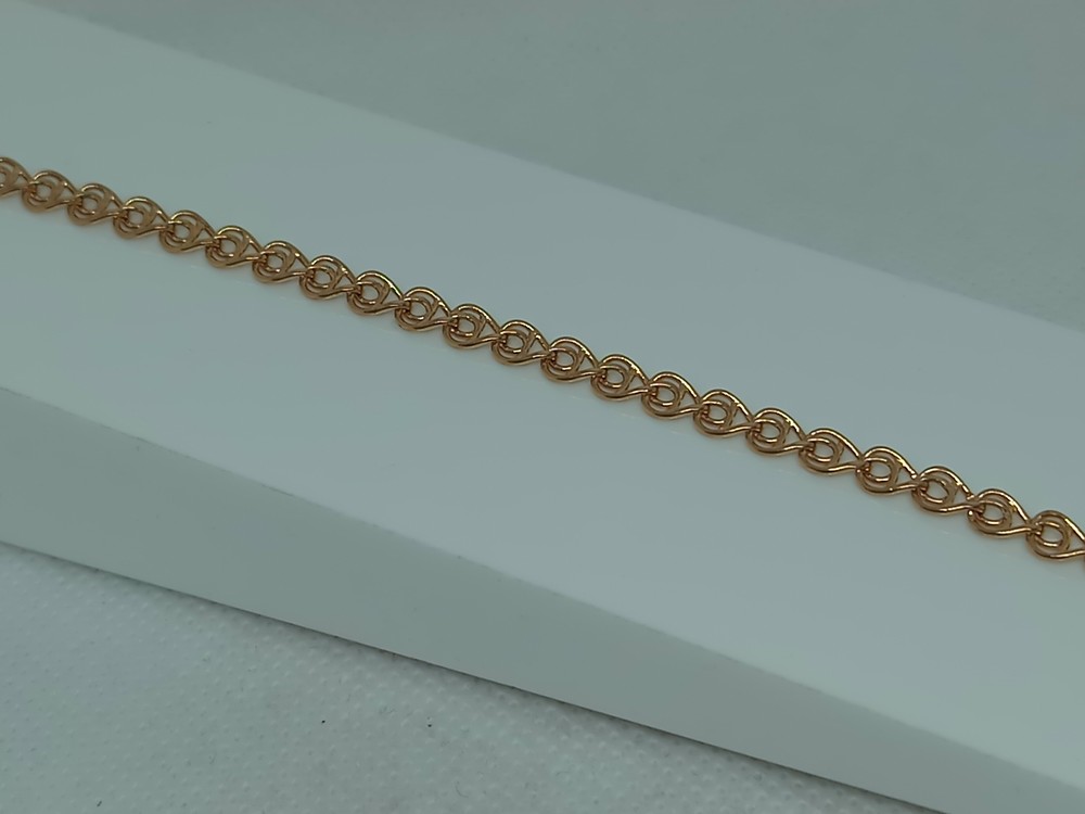 БРАСЛЕТ ПУСТОТЕЛЫЙ Лав Au 585