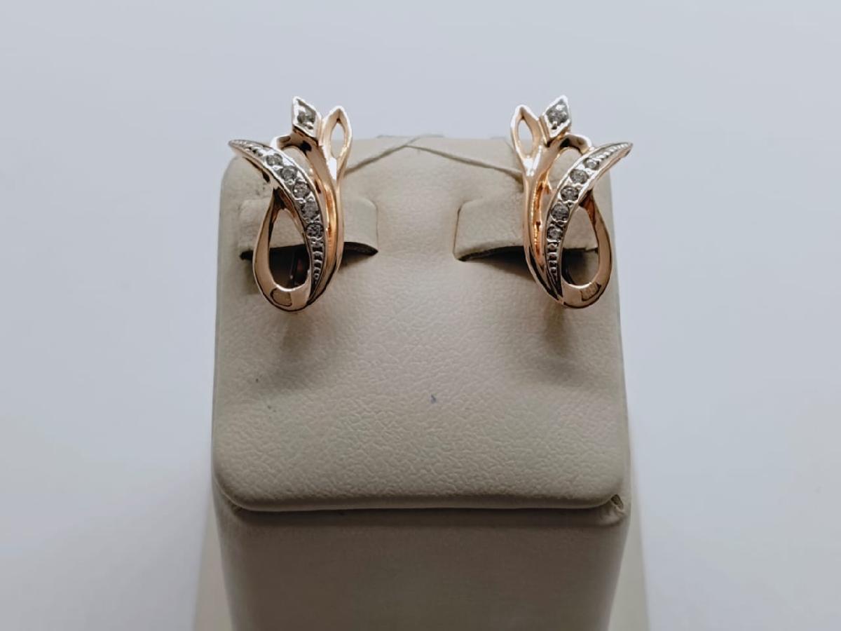 СЕРЬГИ С КАМНЯМИ (Au 585)