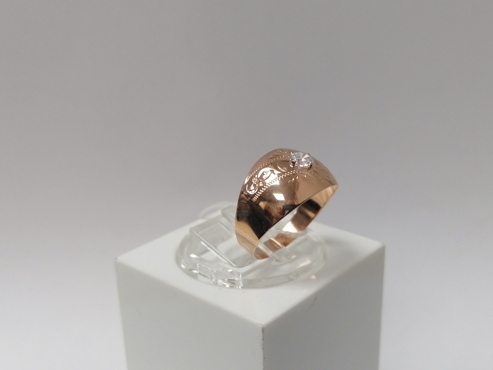 КОЛЬЦО С КАМНЕМ (Au 585)