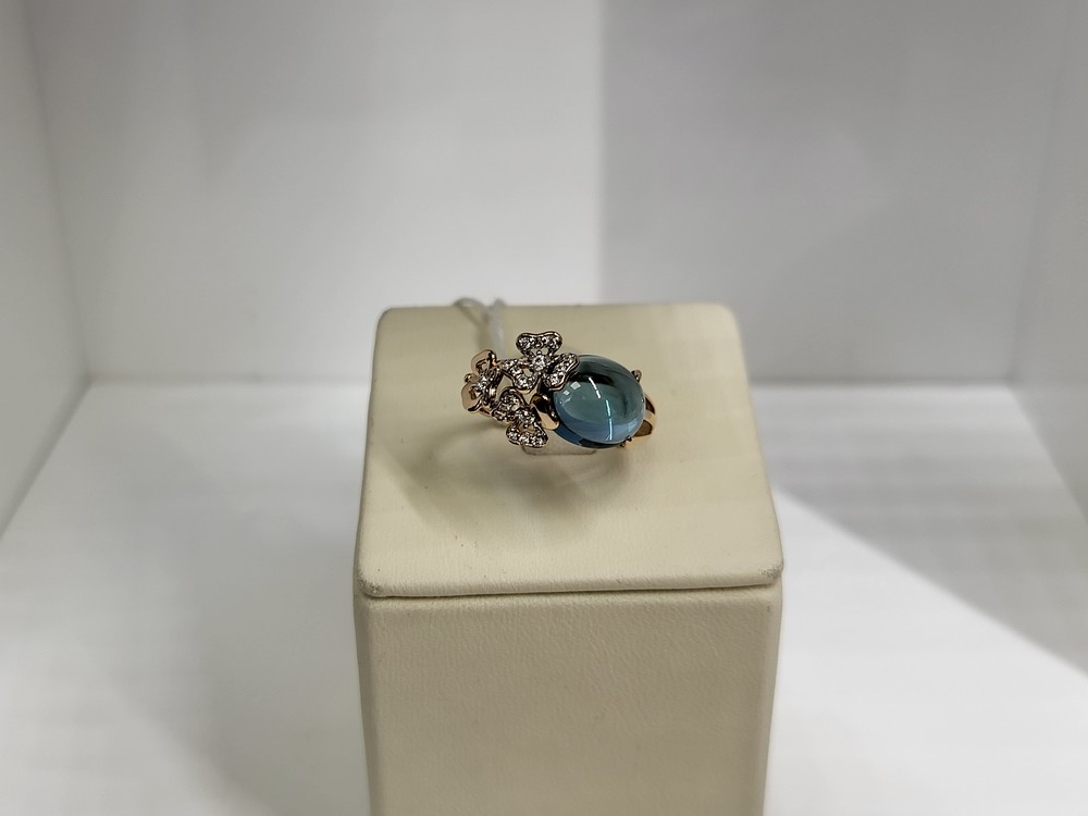 КОЛКМИ585 КОЛЬЦО С КАМНЯМИ (Au 585)