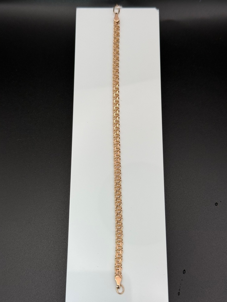 БЛБ585 БРАСЛЕТ ПОЛНОВЕСНЫЙ Бисмарк (Au 585)