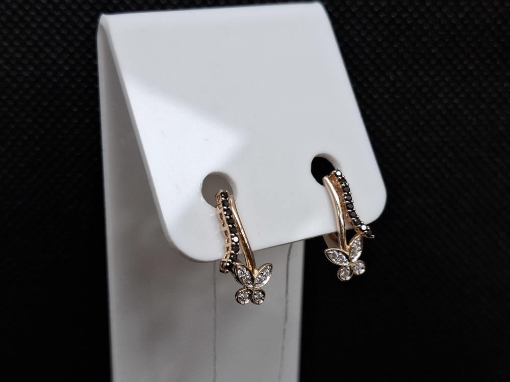 СЕРЬГИ С КАМНЯМИ (Au 585)