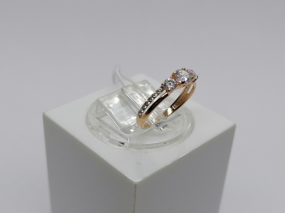 КОЛКМИ585 КОЛЬЦО С КАМНЯМИ (Au 585)