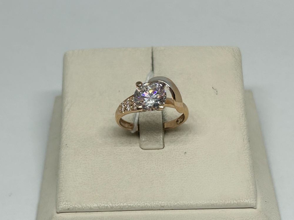 КОЛКМИ585 КОЛЬЦО С КАМНЯМИ (Au 585)