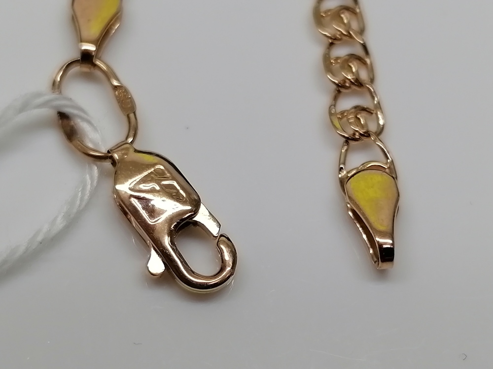 БРАСЛЕТ ПОЛНОВЕСНЫЙ Лав Au 585