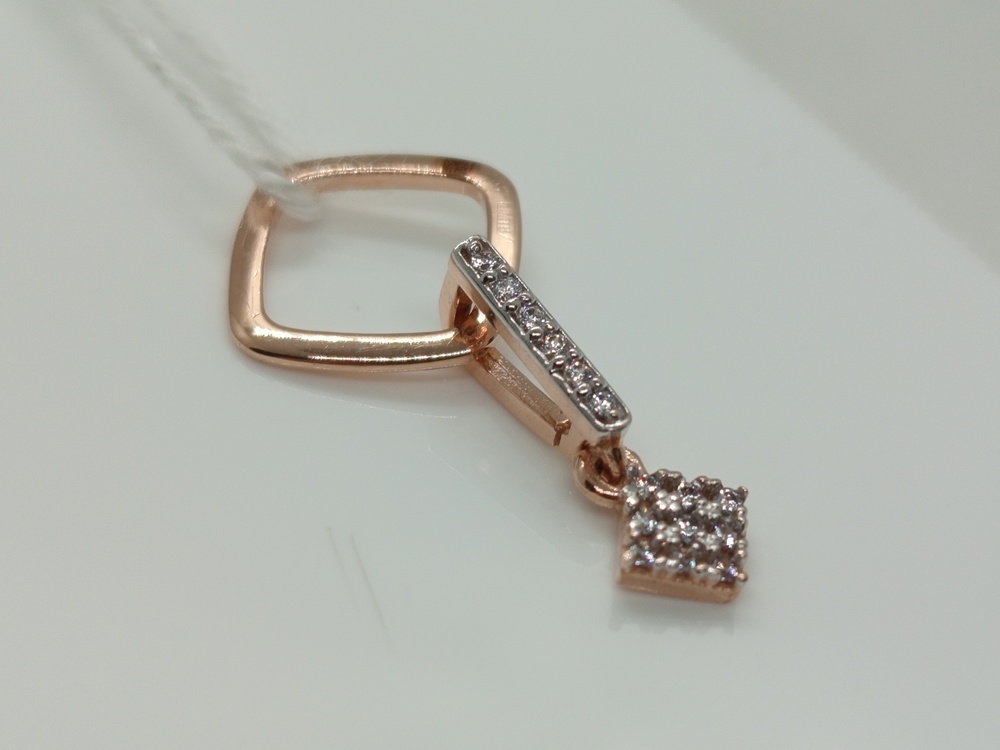 ПОДКМИ585 ПОДВЕСКА С КАМНЯМИ (Au 585)