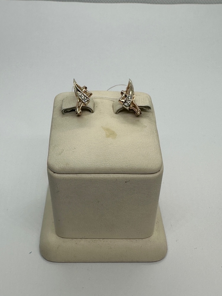 СКМИ585 СЕРЬГИ С КАМНЯМИ (Au 585)