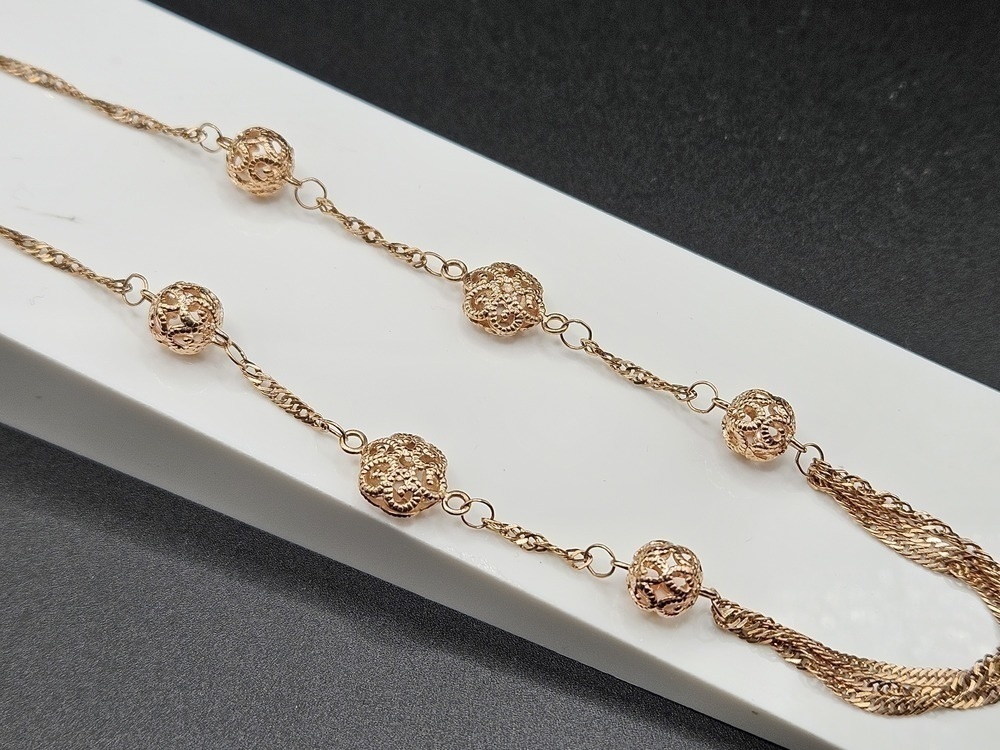 КОЛЬЕ БЕЗ КАМНЯ Au 585