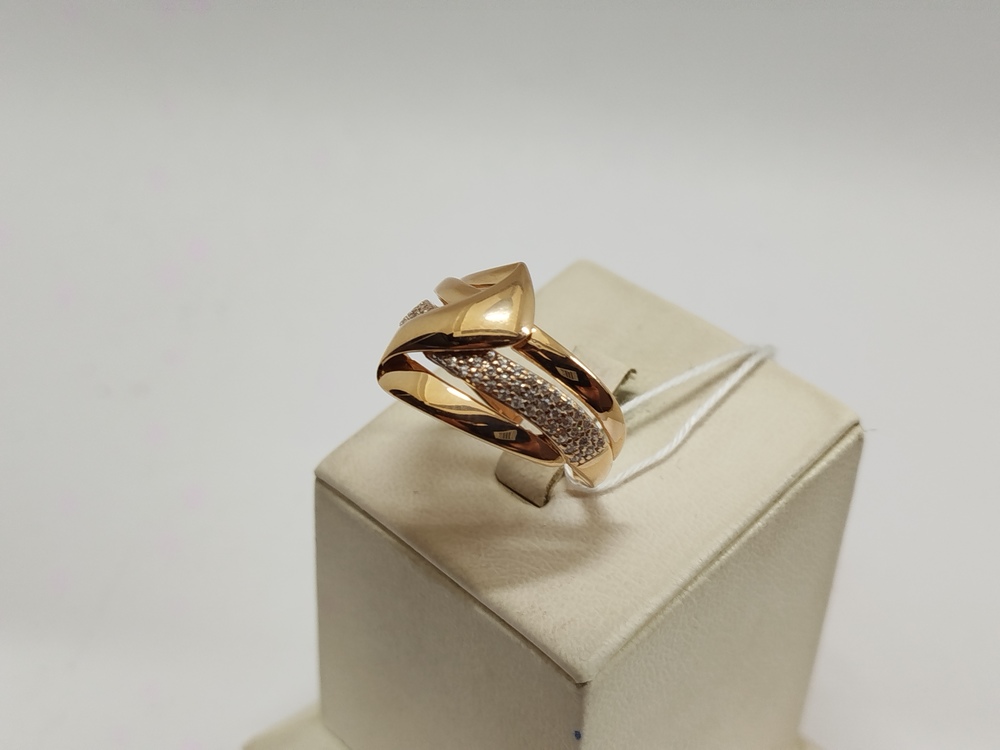 КОЛКМИ585 КОЛЬЦО С КАМНЯМИ (Au 585)