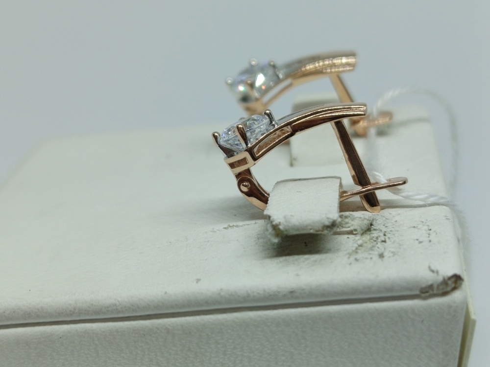 СЕРЬГИ С КАМНЯМИ (Au 585)