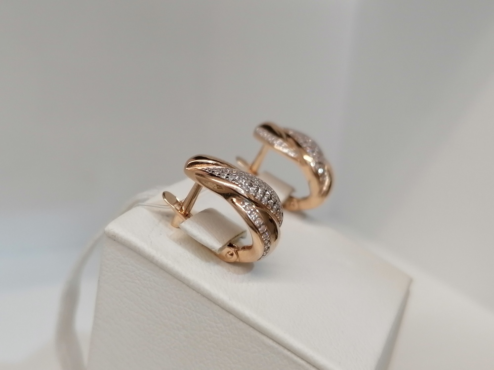 СЕРЬГИ С КАМНЯМИ (Au 585)