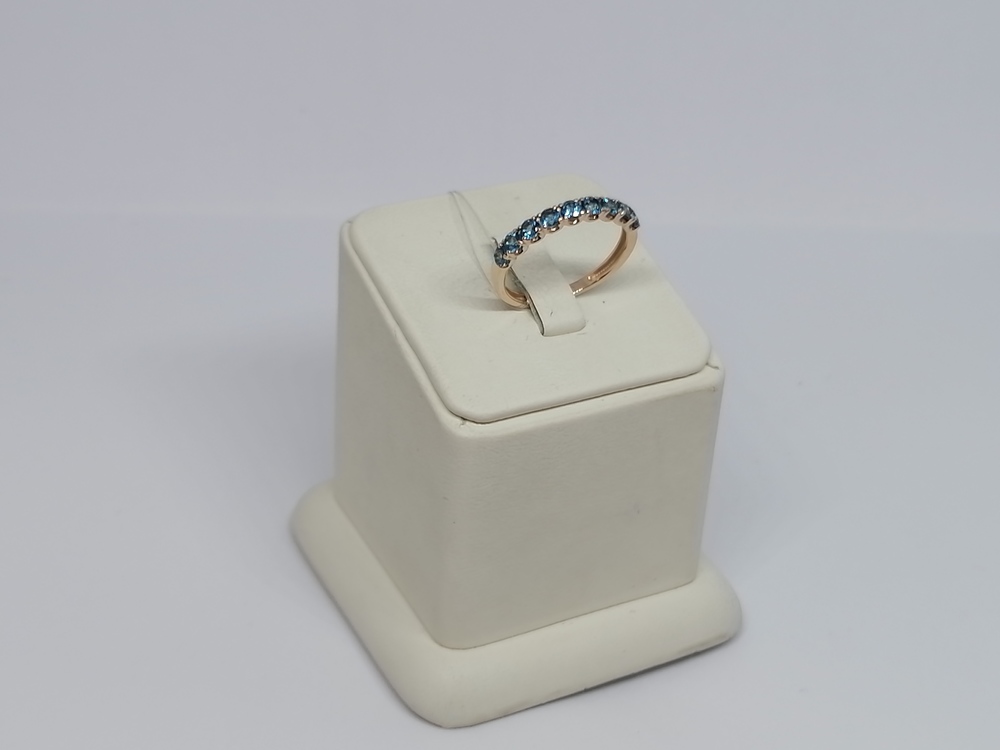 КОЛЬЦО ЛОНДОН-ТОПАЗ (Au 585)