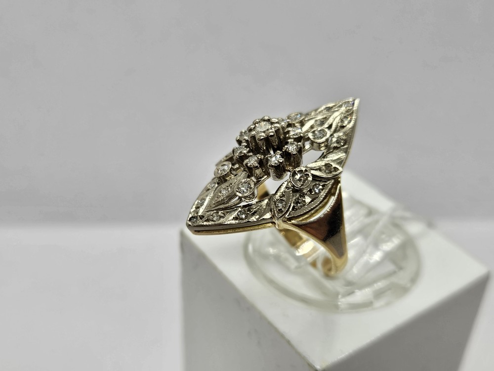 КОЛЬЦО БРИЛЛИАНТ Au 375