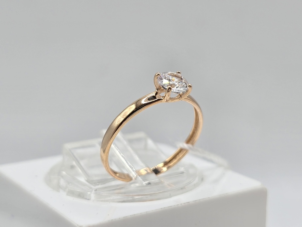 КОЛКМ585 КОЛЬЦО С КАМНЕМ (Au 585)