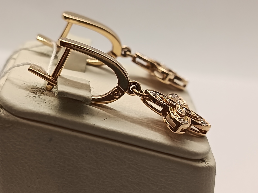 СЕРЬГИ С КАМНЯМИ (Au 585)