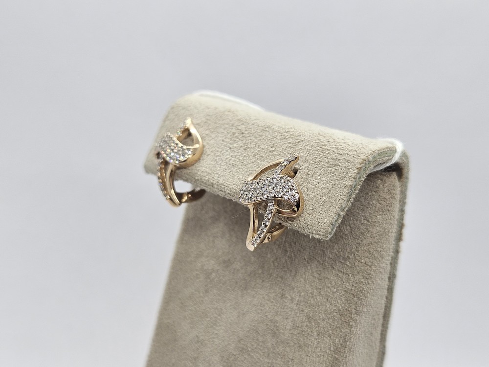 СЕРЬГИ С КАМНЯМИ (Au 585)