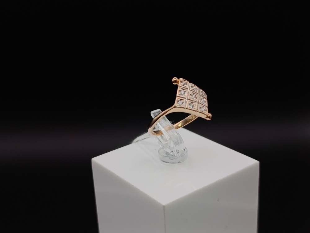 КОЛКМИ585 КОЛЬЦО С КАМНЯМИ (Au 585)