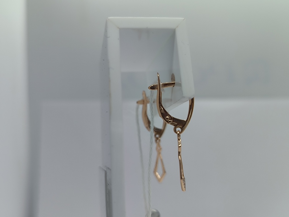 СЕРЬГИ С КАМНЯМИ (Au 585)