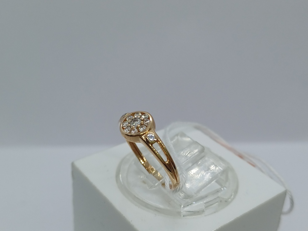 КОЛКМИ585 КОЛЬЦО С КАМНЯМИ (Au 585)