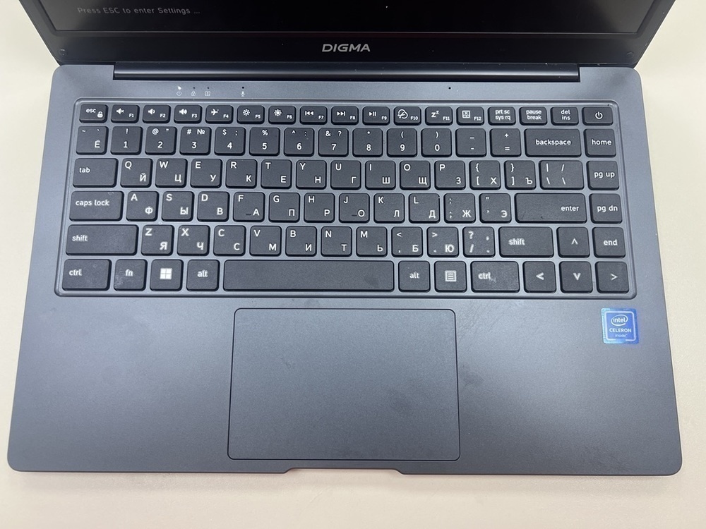 Ноутбук DIGMA; Celeron N4000, Intel UHD Graphics 600, 4 Гб, 128 Гб, Нет