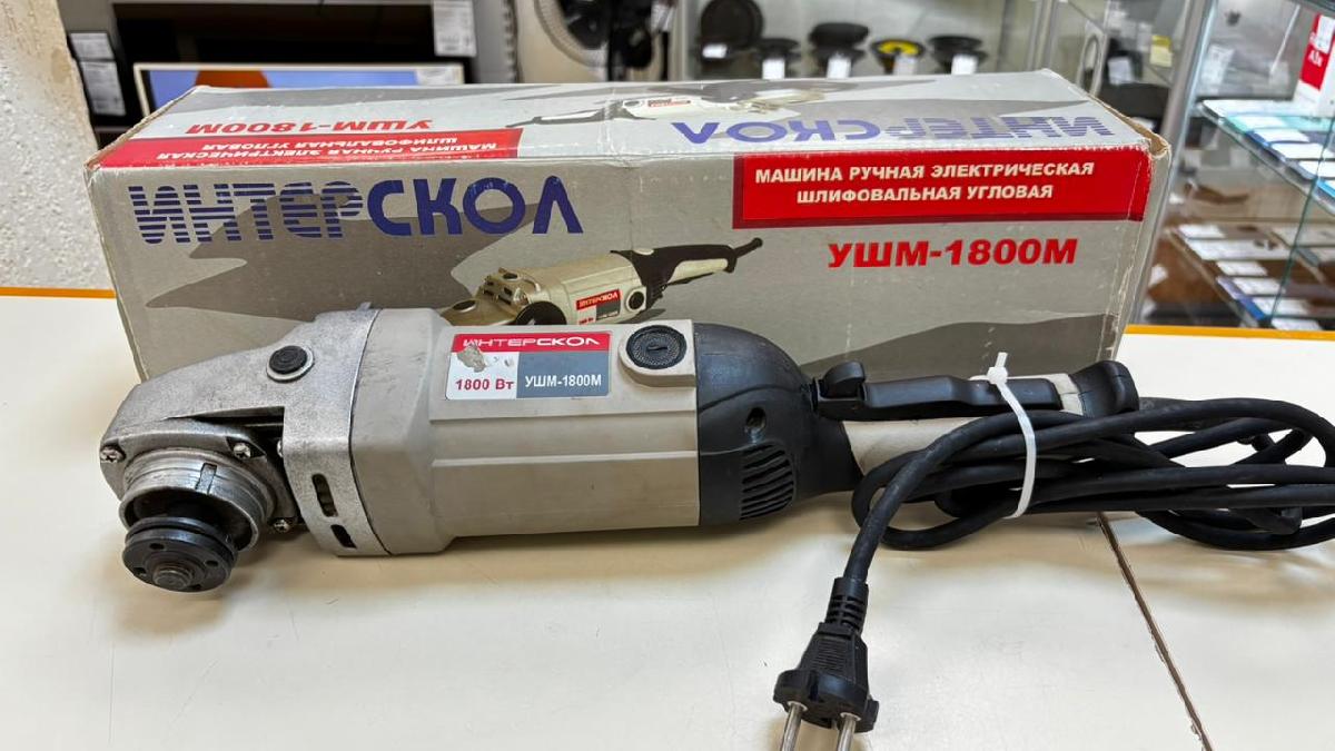 УШМ (Болгарки) Интерскол УШМ-180/1800М;