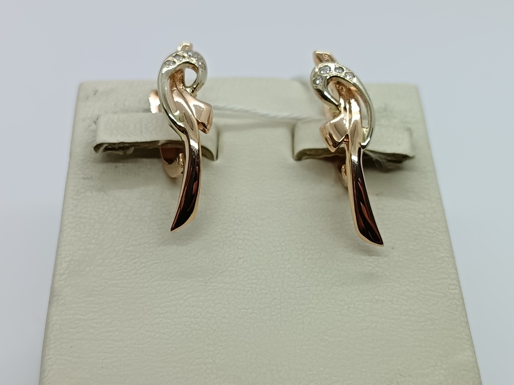 СЕРЬГИ С КАМНЯМИ (Au 585)