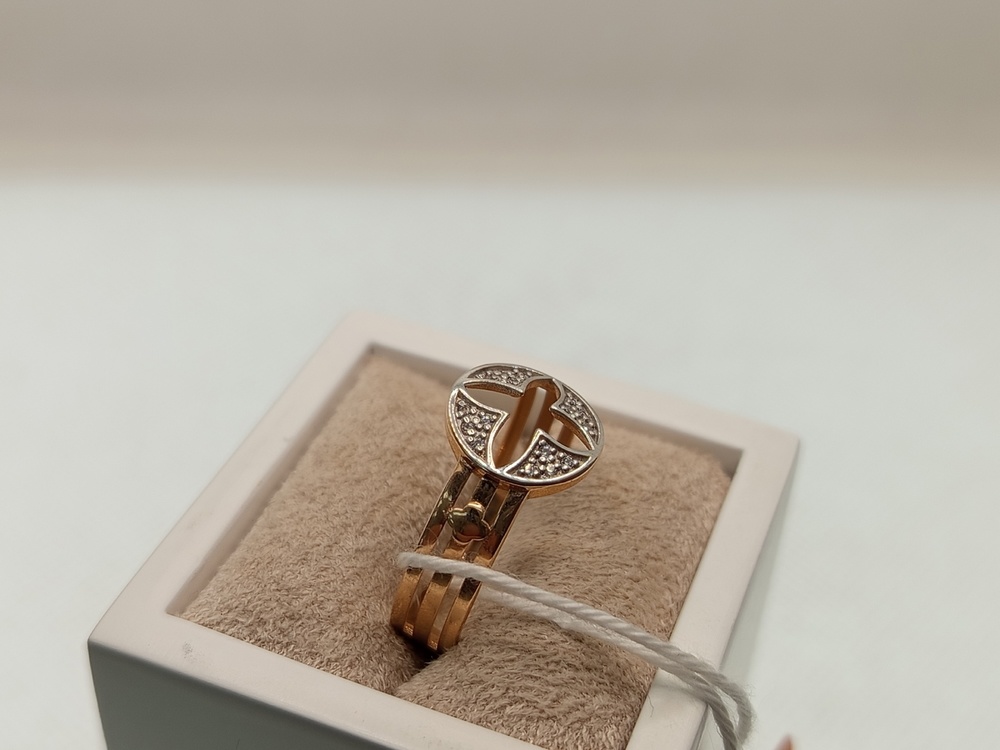 КОЛКМИ585 КОЛЬЦО С КАМНЯМИ (Au 585)