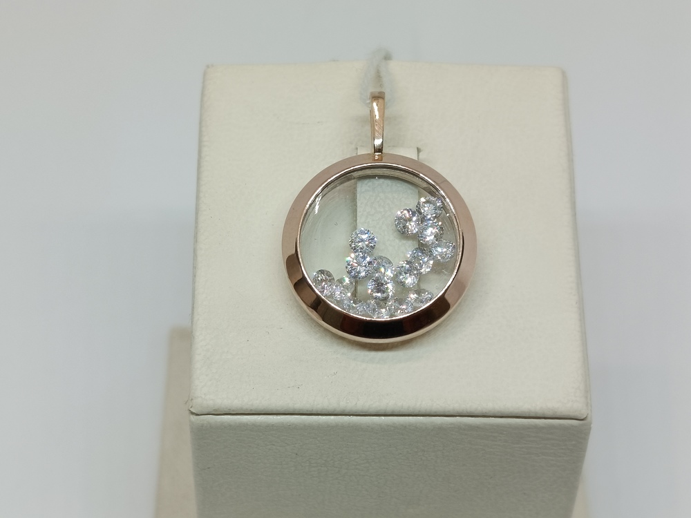 ПОДВЕСКА С КАМНЯМИ (Au 585)