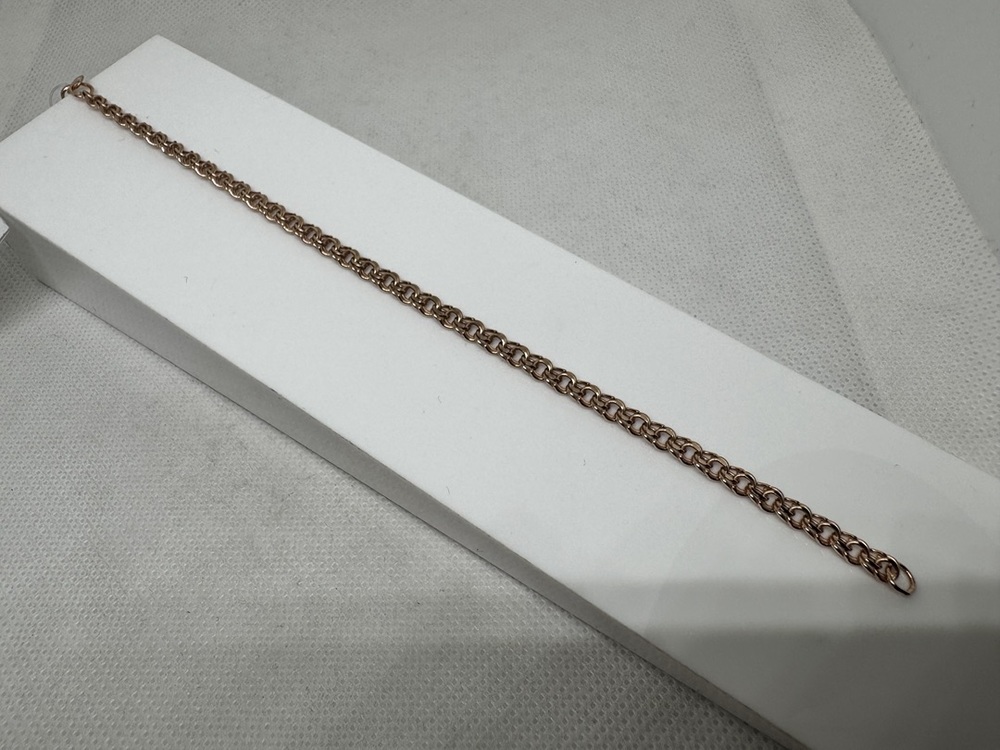 БРАСЛЕТ ПУСТОТЕЛЫЙ Бисмарк (Au 585)