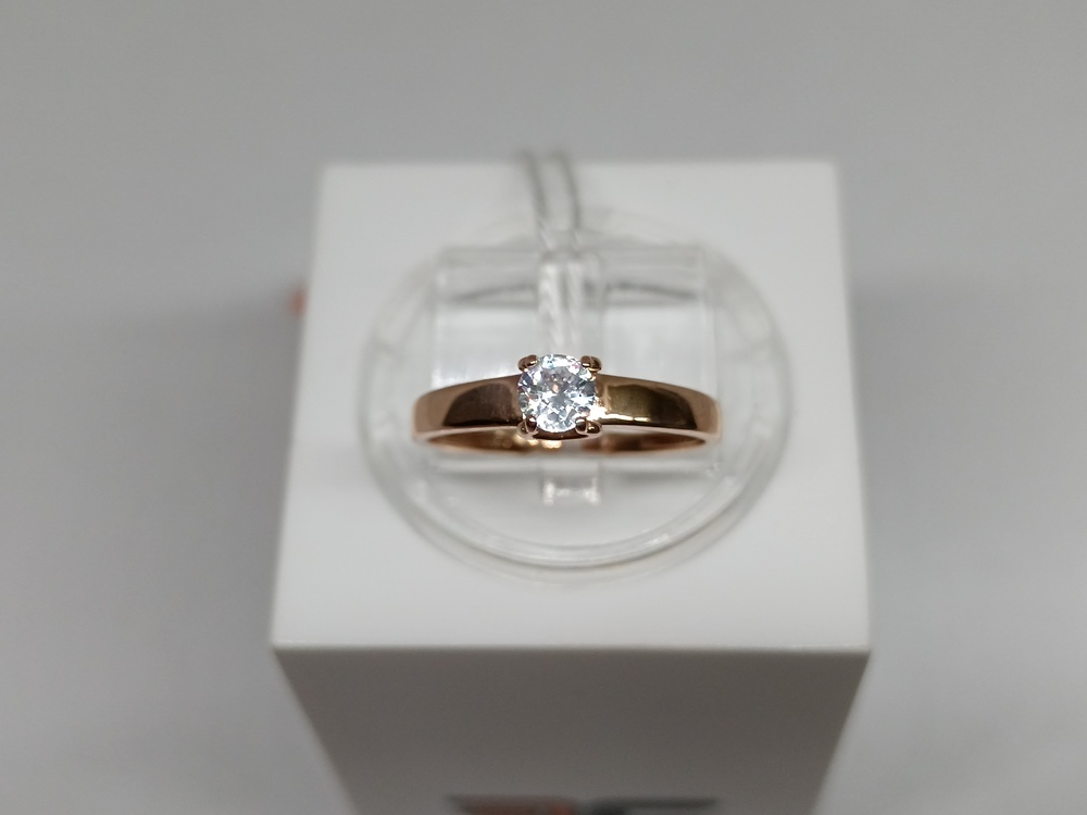 КОЛКМ585 КОЛЬЦО С КАМНЕМ (Au 585)