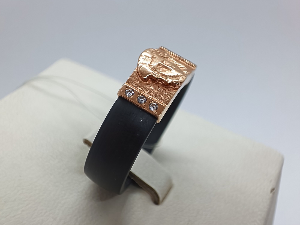 03498К КОЛЬЦО С КАМНЯМИ (Au 585)