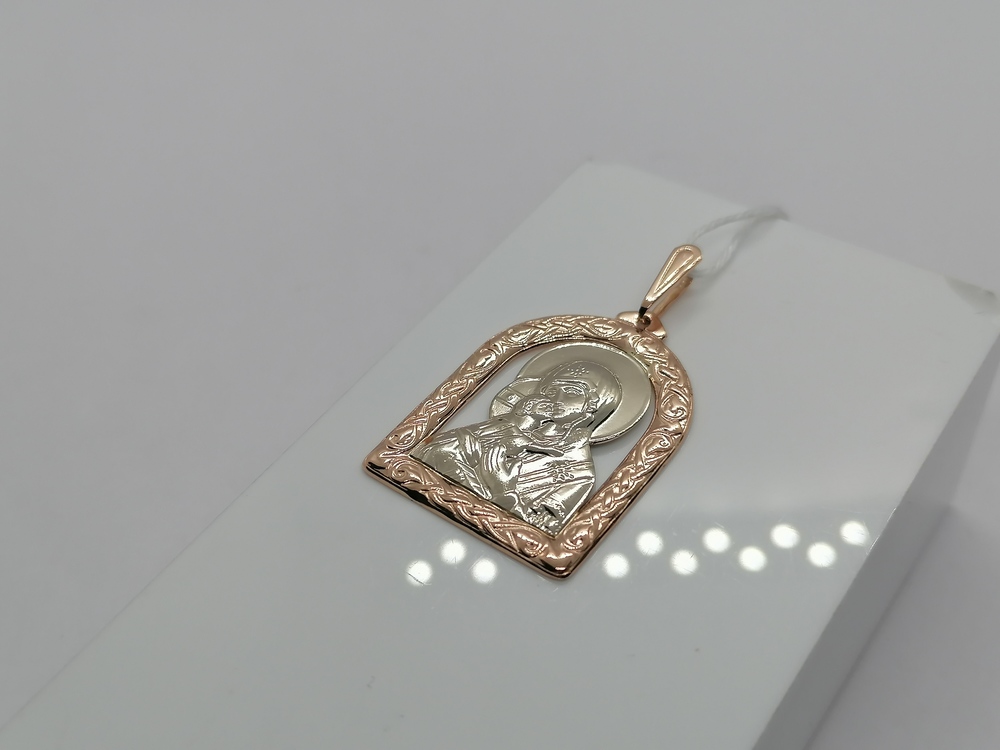 ПОДИБК585 ПОДВЕСКА ИКОНА БЕЗ КАМНЯ (Au 585)