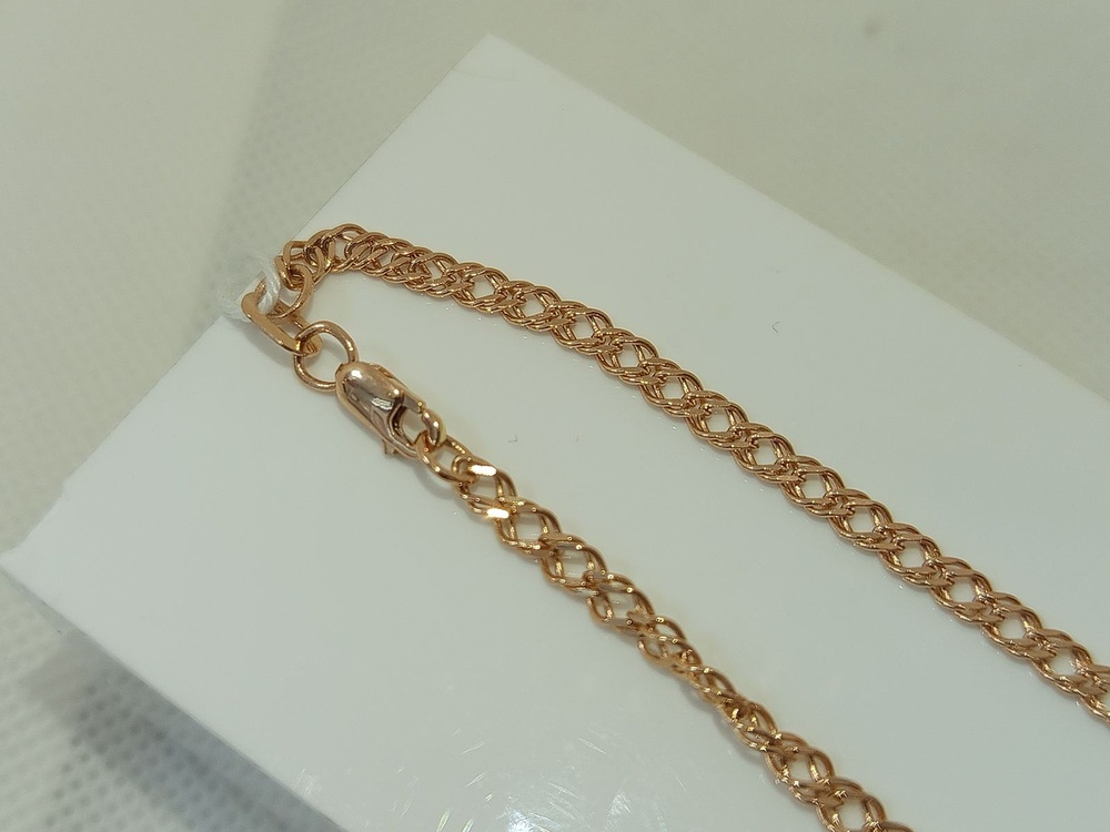 ЦЛР2585 ЦЕПЬ ПОЛНОВЕСНАЯ Ромб двойной (Au 585)