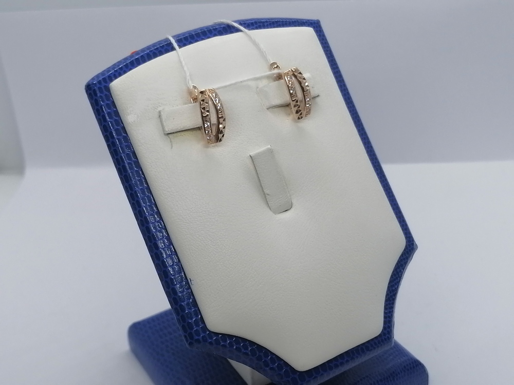 СЕРЬГИ С КАМНЯМИ (Au 585)