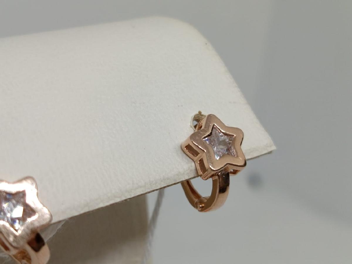 СЕРЬГИ С КАМНЕМ (Au 585)