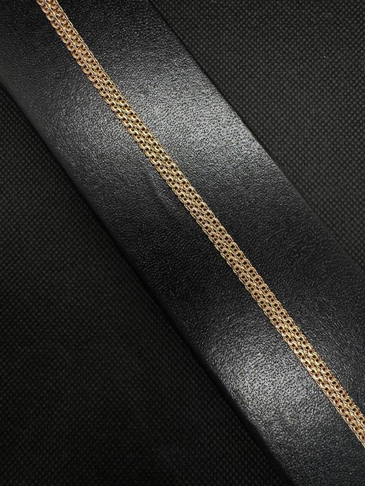 БРАСЛЕТ ПОЛНОВЕСНЫЙ Бисмарк двойной (Au 585)