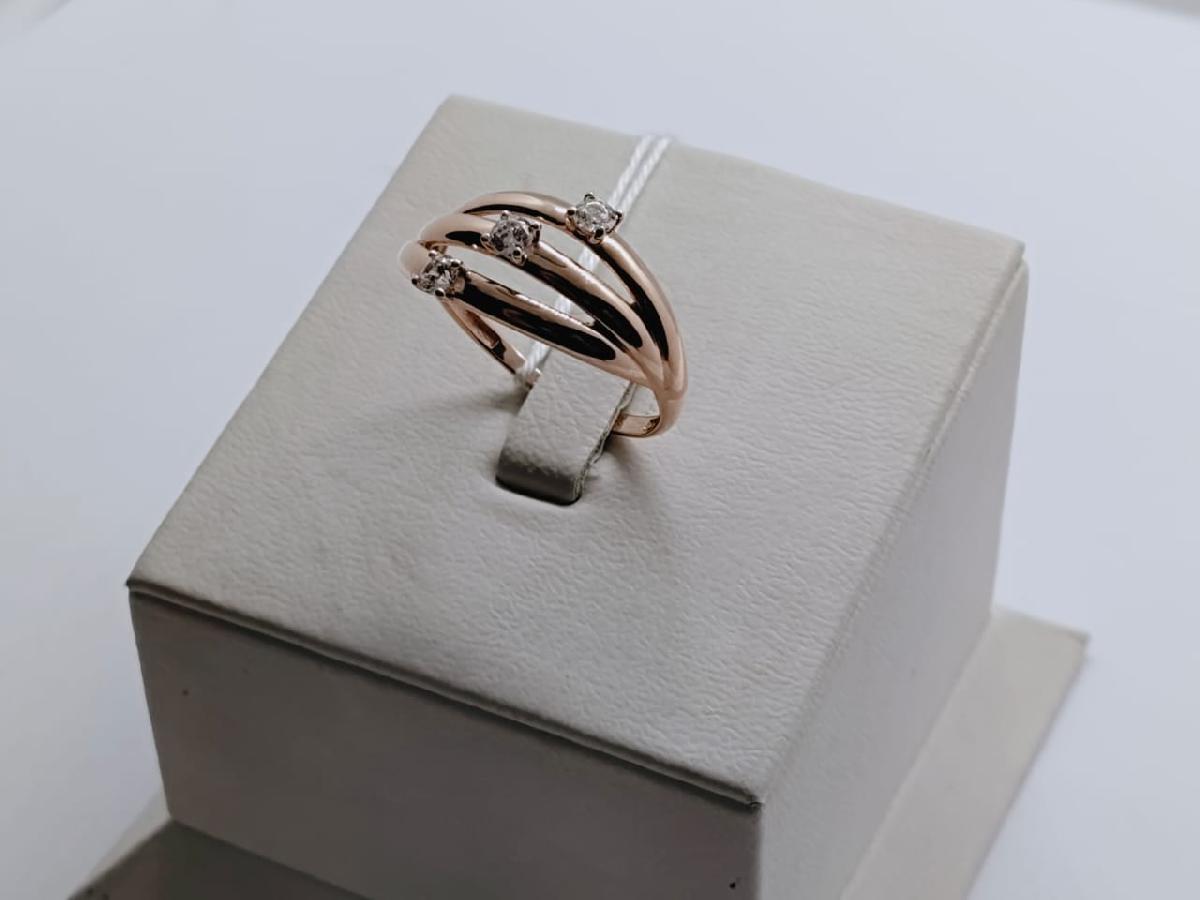 КОЛКМИ585 КОЛЬЦО С КАМНЯМИ (Au 585)