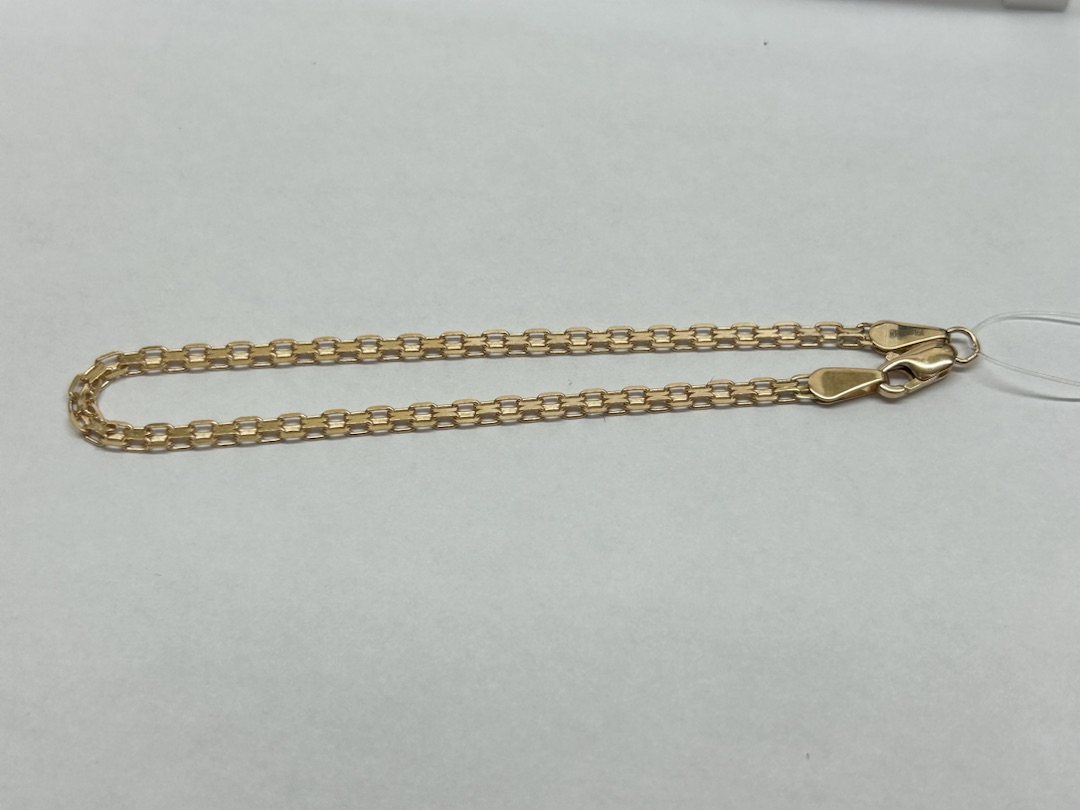 БРАСЛЕТ ПОЛНОВЕСНЫЙ Бисмарк машинный (Au 585)