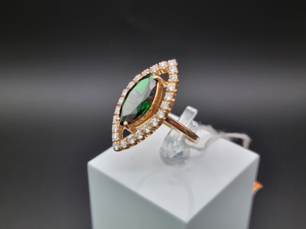 КОЛКМИ585 КОЛЬЦО С КАМНЯМИ (Au 585)