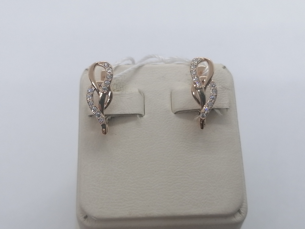 СЕРЬГИ С КАМНЯМИ (Au 585)