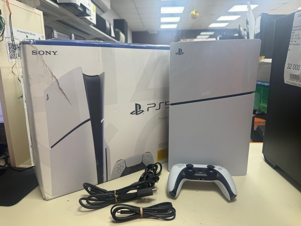 Игровая приставка PlayStation 5 Slim 1TB (С дисководом)