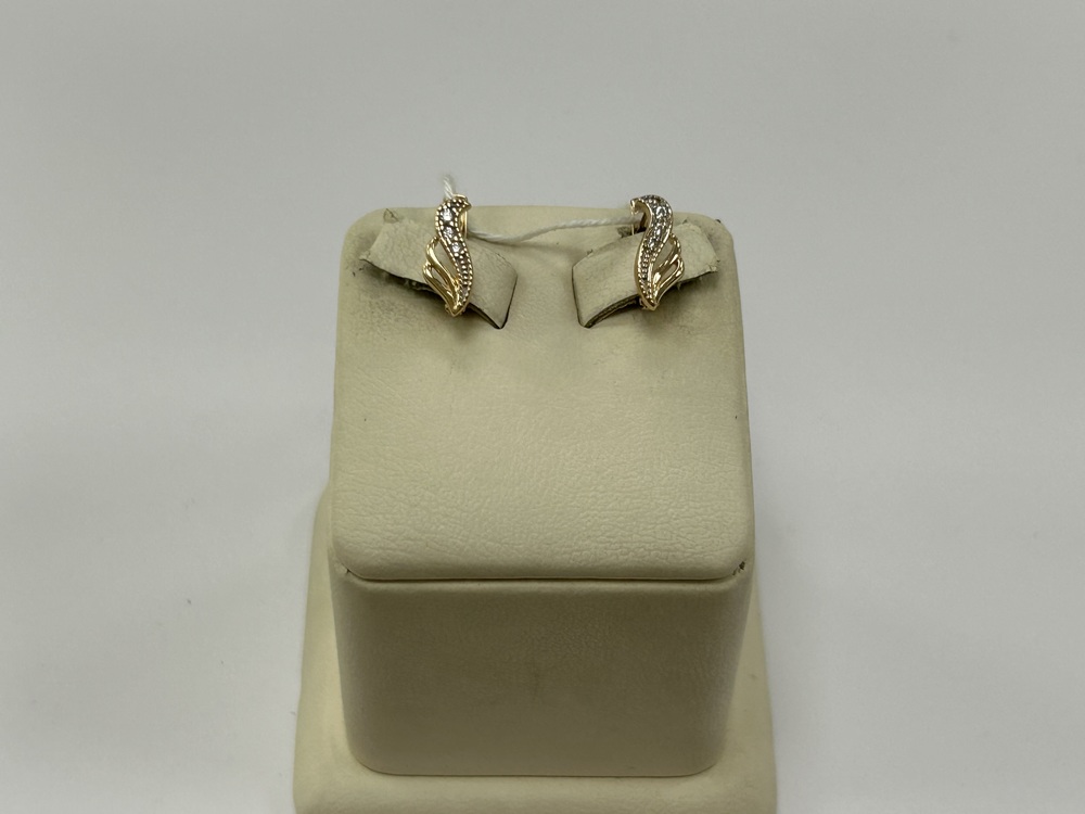 СКМИ585 СЕРЬГИ С КАМНЯМИ (Au 585)