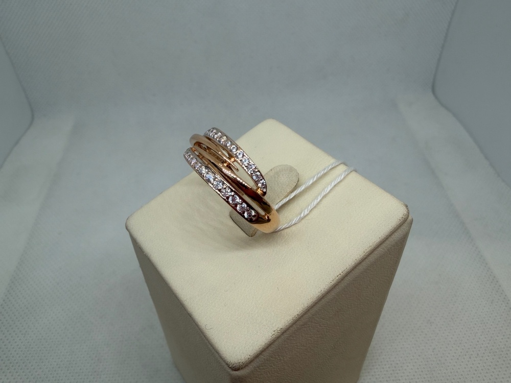 КОЛКМИ585 КОЛЬЦО С КАМНЯМИ (Au 585)